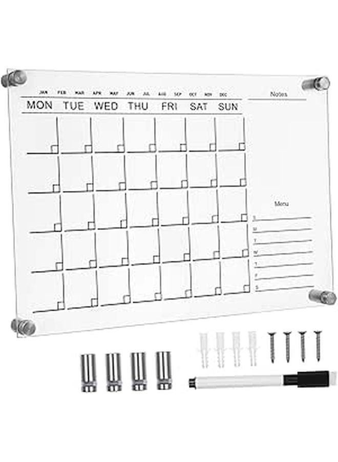 Erasable Desk Whiteboard Planner 12x8 Inches Memo Board Student Wedding Wall Decor - Image 1