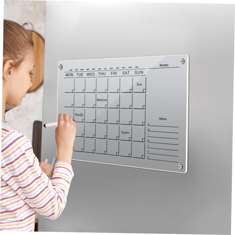 Erasable Desk Whiteboard Planner 12x8 Inches Memo Board Student Wedding Wall Decor - Image 4