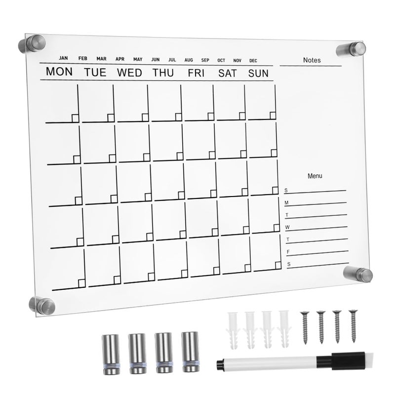 Erasable Desk Whiteboard Planner 12x8 Inches Memo Board Student Wedding Wall Decor - Image 2