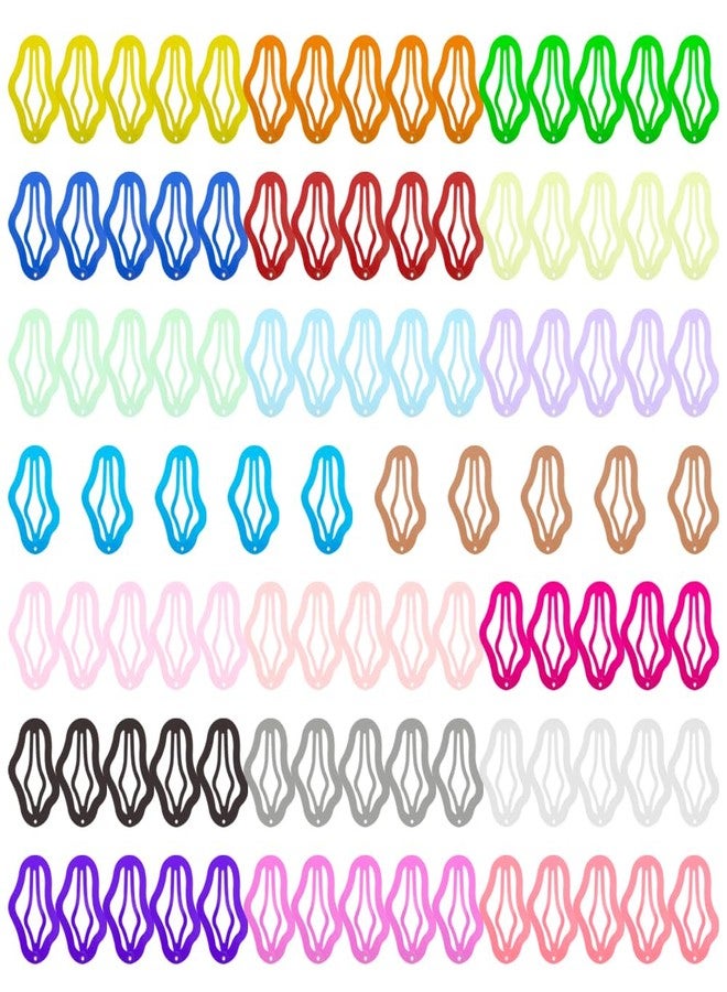 ECADY 100-Piece Metal Snap Hair Clips for Girls, Toddlers, and Kids - Perfect for Fine Hair, Thick Hair, and More - Featuring Fun Cloud Designs - Image 1