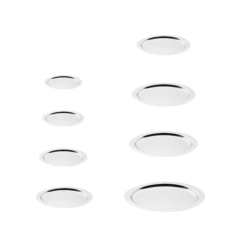 Embassy Stainless Steel Multipurpose Lid/Ciba Cover | Set of 12 | Size - 7 to 18 | Cover/Lid for Utensils, Tava, Topes, Kadhai, Pots and Pans - Image 1