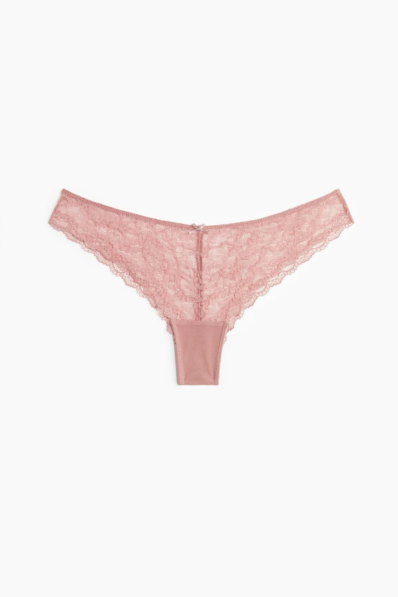 H&M 5-pack lace Brazilian briefs