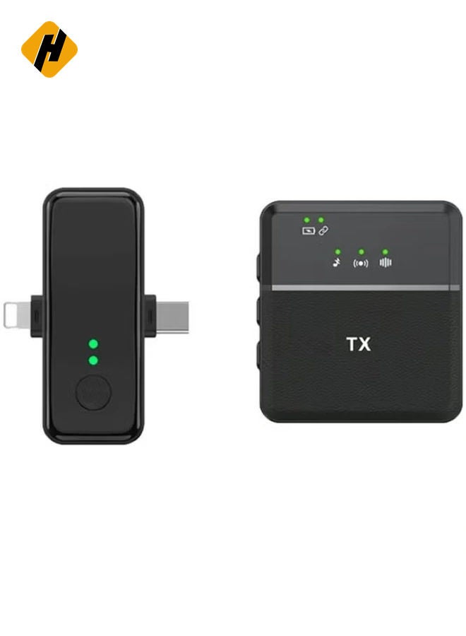 HuHa SX31 3 in 1 Collar Clip Wireless Noise Reduction Microphone - Image 1