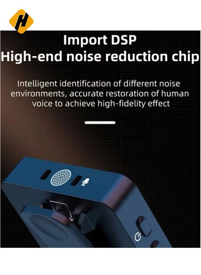 HuHa SX31 3 in 1 Collar Clip Wireless Noise Reduction Microphone - Image 3