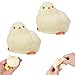 FauKait 2pcs Handmade Chick Squeeze Toys Ultra Soft Squishy Fidget Toys Silicone Squishies Toys for Stress Relief Chicken 2pcs - Image 2