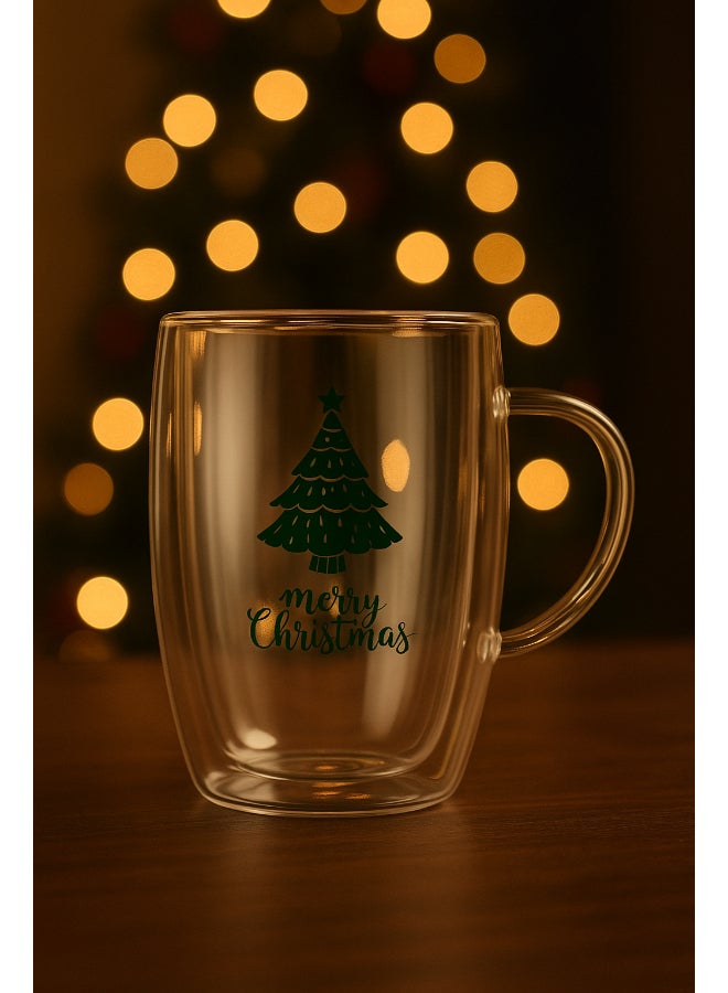 Share the Love Merry Christmas, Double Wall Glass - Image 3