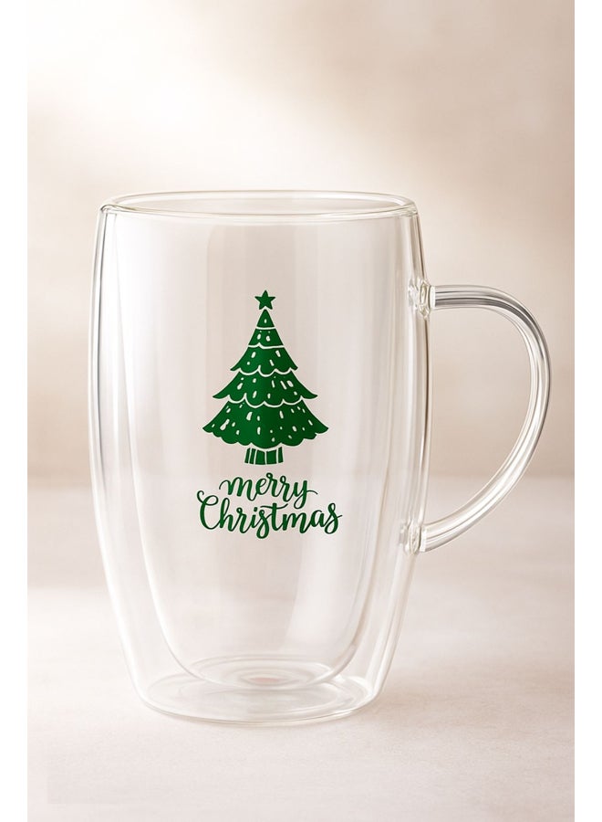 Share the Love Merry Christmas, Double Wall Glass - Image 1