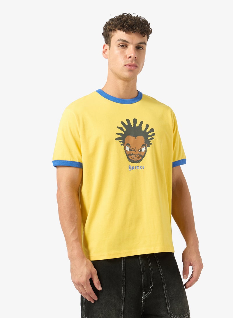 Grimey Droppin Science Ringer T-Shirt - Image 1