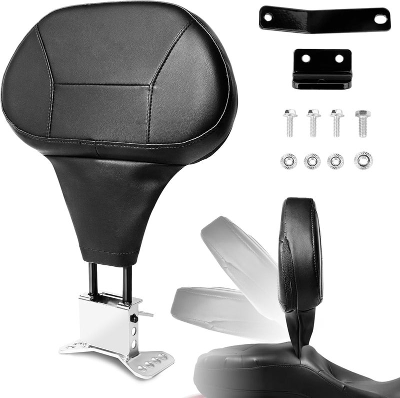 Hutexico Detachable Touring Rider Backrest for Harley 2009-2024 - Image 1