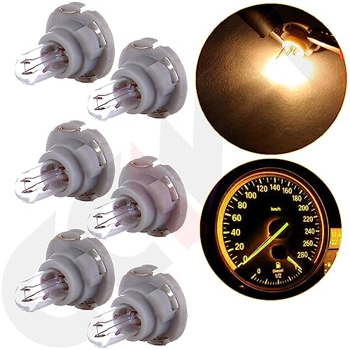 cciyu 6 Pack Warm White T5/T4.7 Neo Wedge Halogen A/C LED Light Bulbs - Image 2