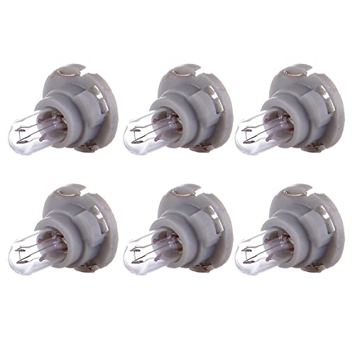 cciyu 6 Pack Warm White T5/T4.7 Neo Wedge Halogen A/C LED Light Bulbs - Image 1
