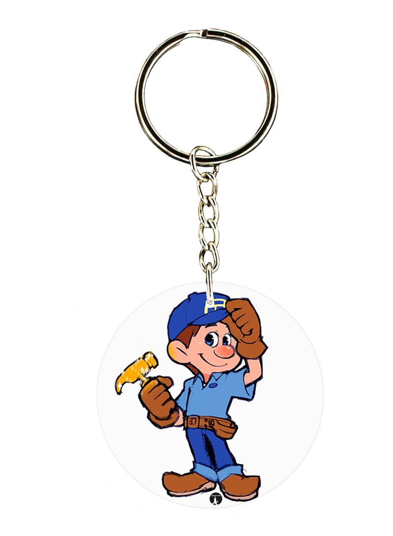 RKN The Disney Movie Wreck-It Ralph Double Side Printed Keychain