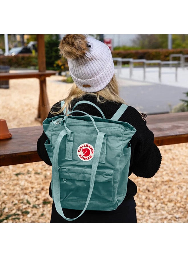 Fjallraven Kanken Single And Double Shoulder Backpack Casual Handbag Uni School Bag 23710-664 Frost Green 14l Women's Day Edition - Image 1