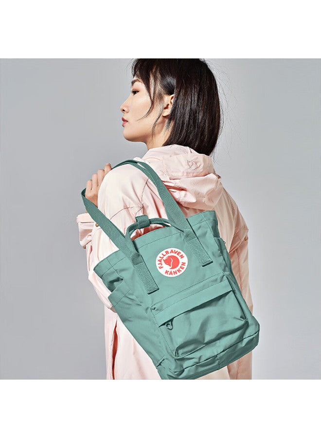 Fjallraven Kanken Single And Double Shoulder Backpack Casual Handbag Uni School Bag 23710-664 Frost Green 14l Women's Day Edition - Image 4
