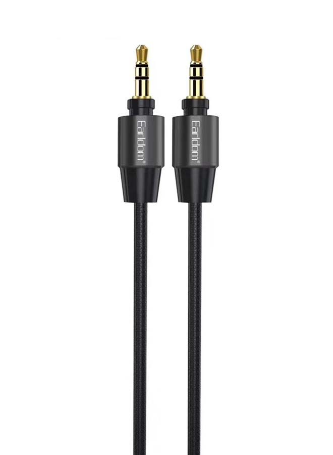 NIBEMINENT 3.5mm To AUX Audio Cable Black - Image 1