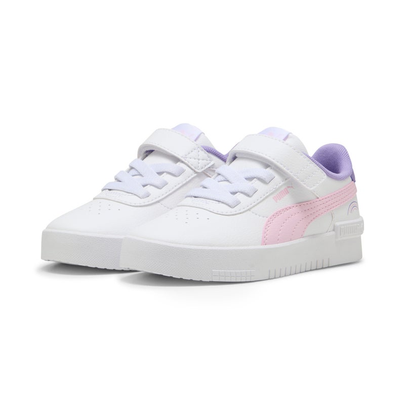 PUMA Jola Colorful Rainbow Girls White Sneakers - Image 2
