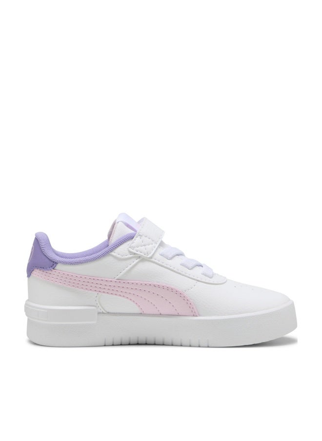 PUMA Jola Colorful Rainbow Girls White Sneakers - Image 1