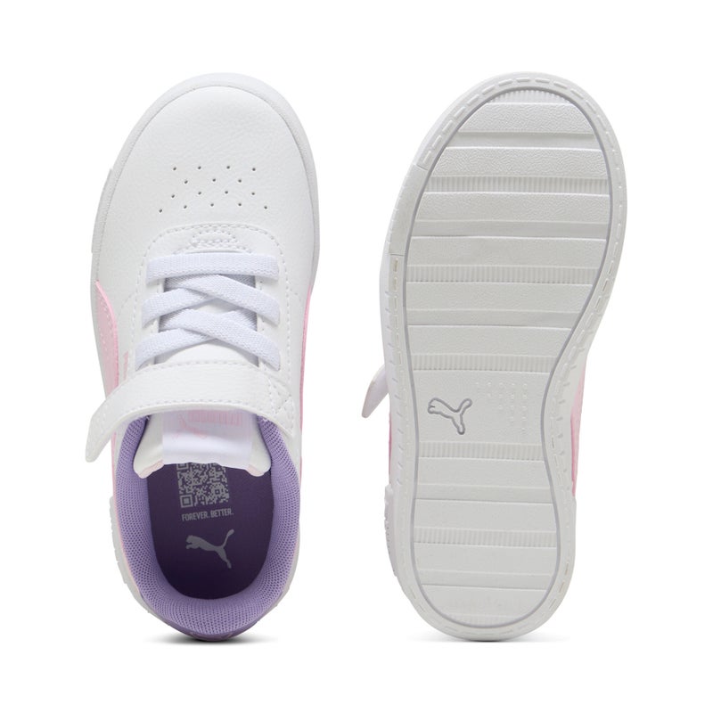 PUMA Jola Colorful Rainbow Girls White Sneakers - Image 4