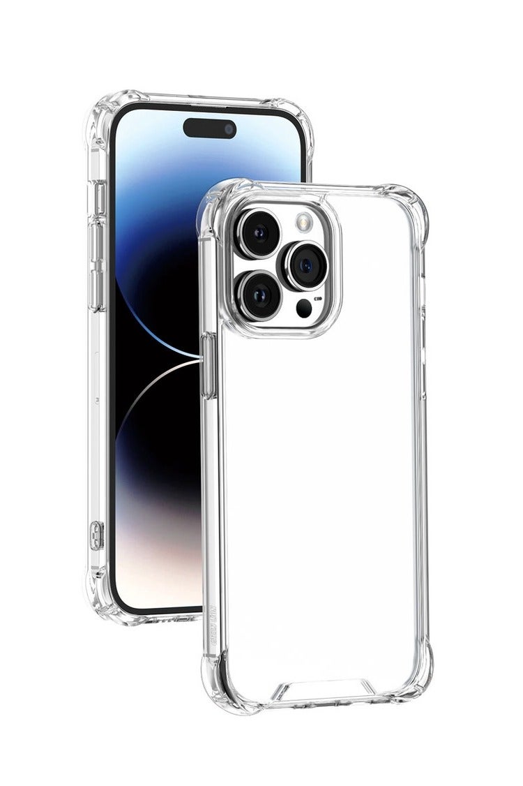 كايس كلوب جراب iPhone 15 Pro (3 قطع) | أغطية رفيعة مقاومة للصدمات | سيليكون ناعم فاخر، شفاف، ومتوافق مع MagSafe - Image 4