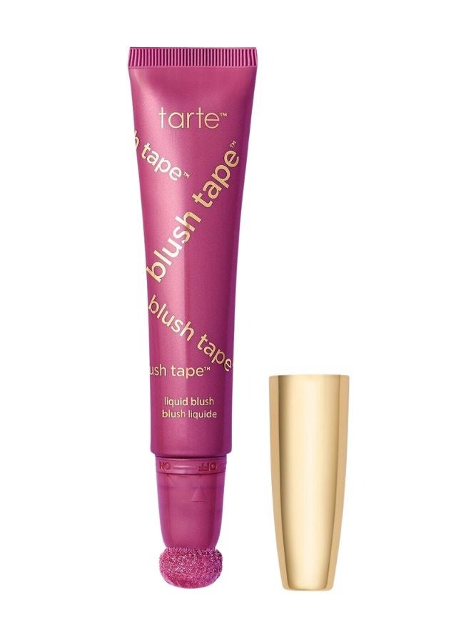 Tarte Cosmetics tarte Blush Tape™ Satin Liquid Blush – Pink Raspberry, 12 mL | Soft Satin Finish, Long-Wearing Liquid Blush, Buildable Color, Lightweight, Seamless Blendable Formula - Image 1