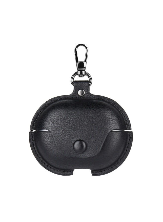 PU Leather Earphone Case Headset Protector Cover with Keychain For Huawei Freebuds 4i/5i/6i