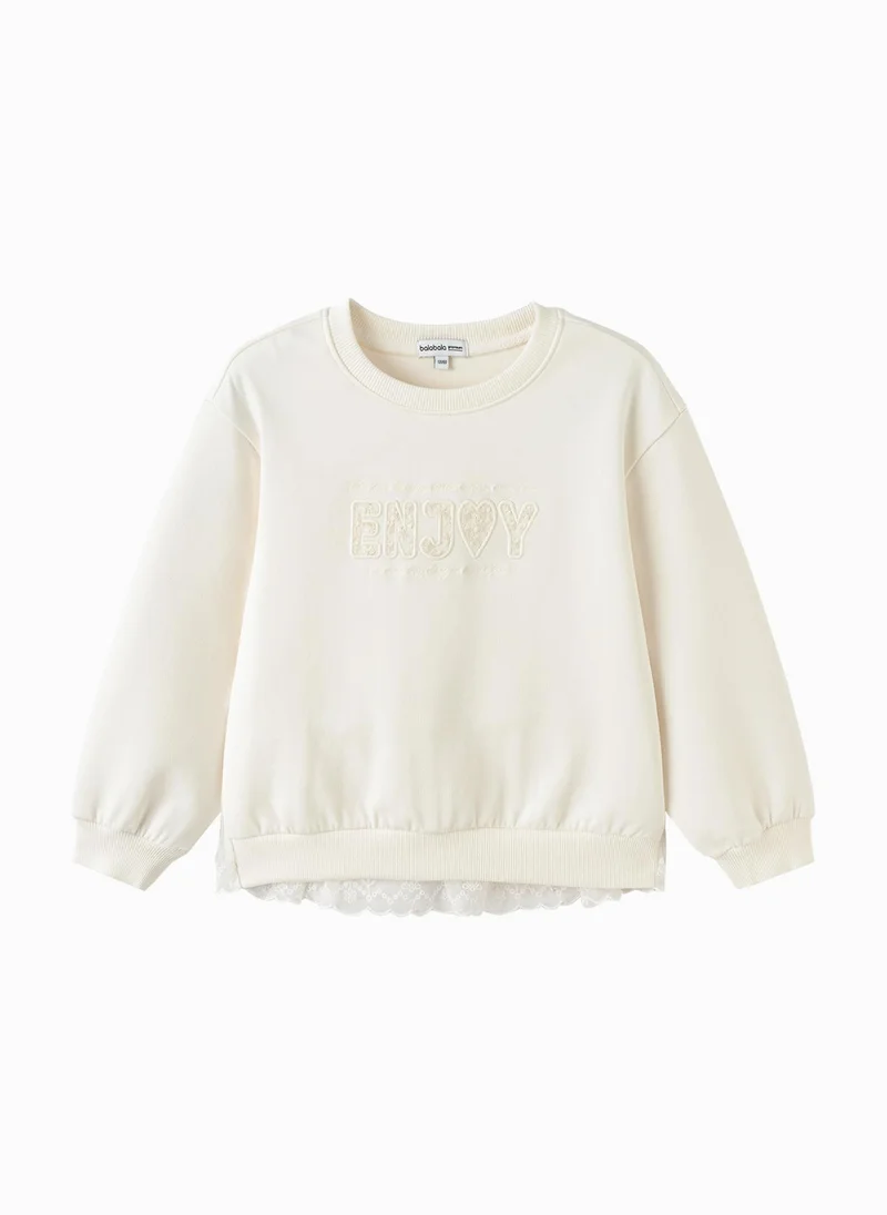 Balabala Kids Girl Round neck sweatshirt