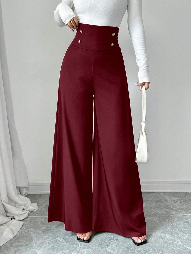 Fashion Straight Leg Casual Pants for Women, Wrinkle-Free - Image 2