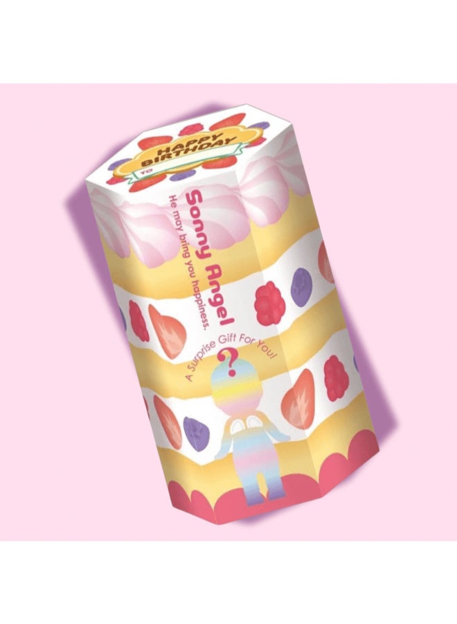 Sonny Angel Birthday Gift Series Mini Figure - Cute Cake Theme Mystery Blind Box Collectible Toy