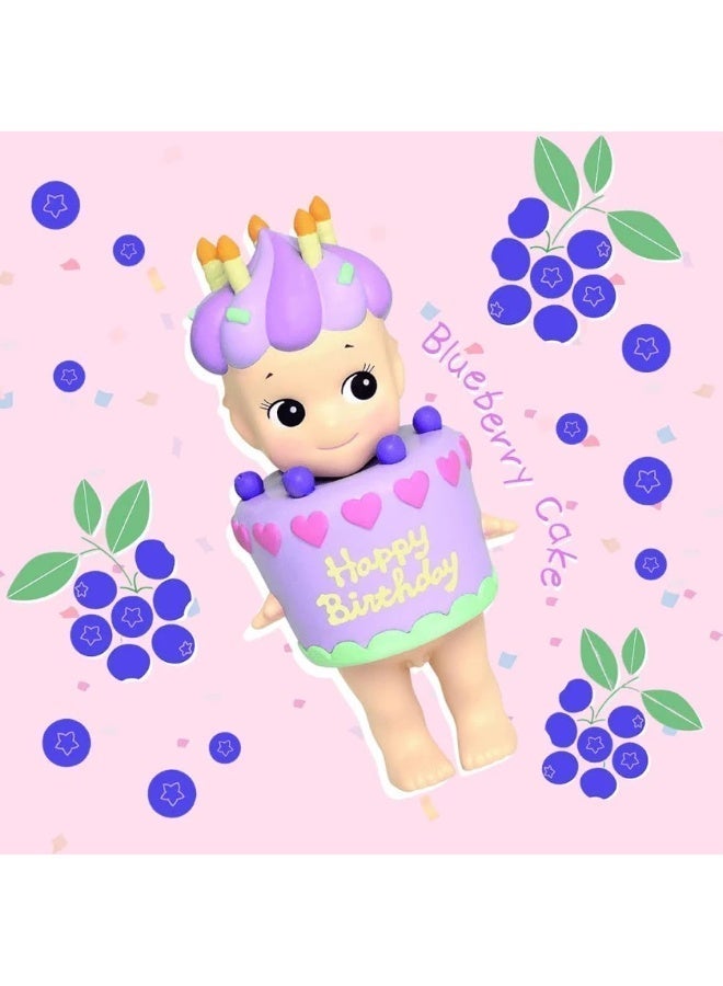 Sonny Angel Birthday Gift Series Mini Figure - Cute Cake Theme Mystery Blind Box Collectible Toy - Image 2