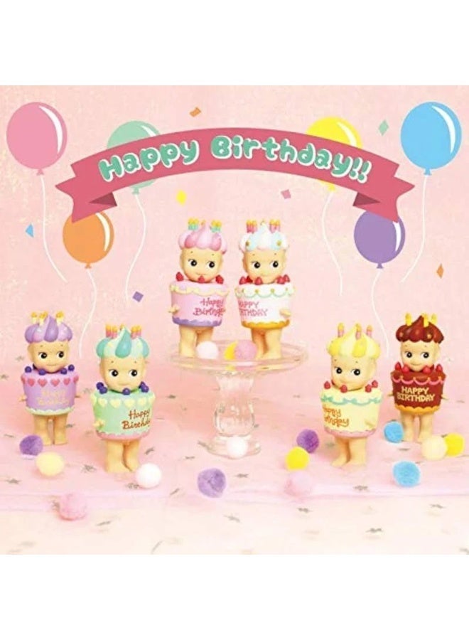 Sonny Angel Birthday Gift Series Mini Figure - Cute Cake Theme Mystery Blind Box Collectible Toy - Image 1