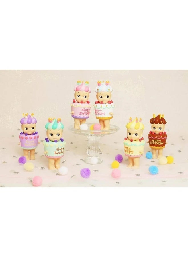 Sonny Angel Birthday Gift Series Mini Figure - Cute Cake Theme Mystery Blind Box Collectible Toy - Image 3