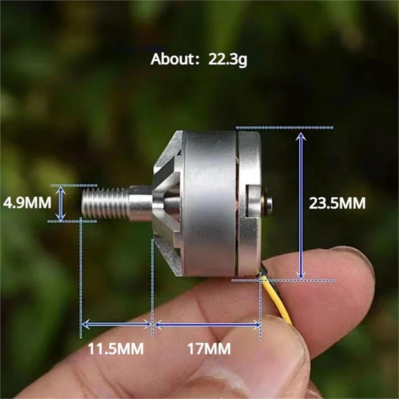 نموذج B بت BLDC1806 9N12P محرك ثلاثي الطور بدون فرش DC 12V 3300KV - Image 4