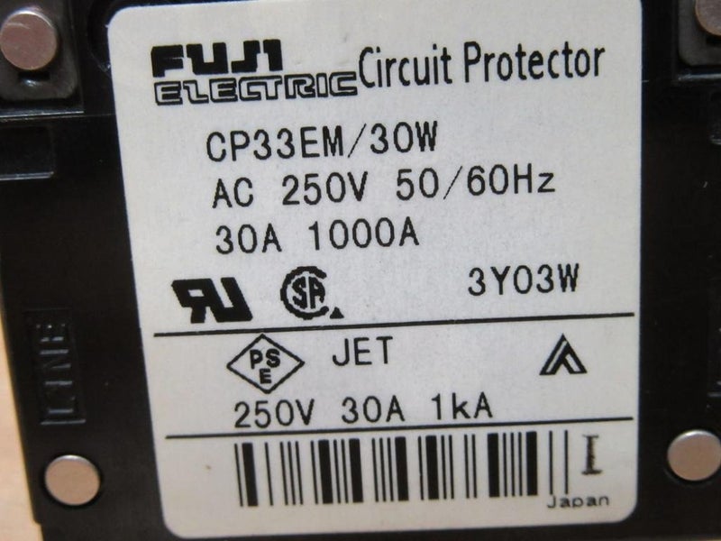 Fuji Electric CP33EM30W Circuit Breaker CP33EM30W - Image 4
