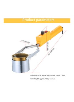 NIBEMINENT Portable Temperature Adjustable Titanium Alloy Tin Furnace Yellow  - Image 3