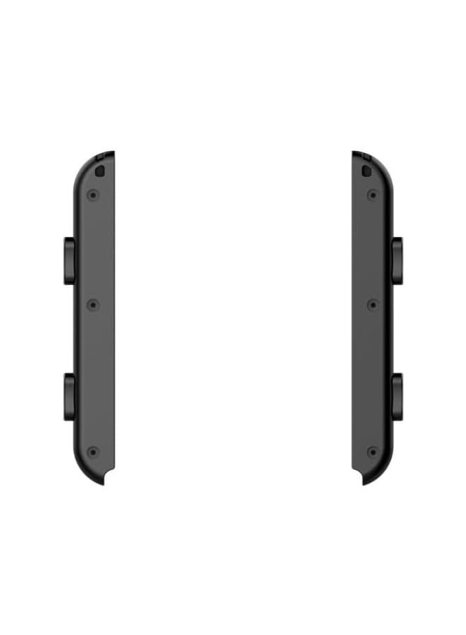 بروماس قطعتان من حزام المعصم وحبل اليد وحزام معدني فضي مع مؤشر ضوئي وأزرار SL/SR، متوافق مع وحدة تحكم Nintendo Switch Joycon - Image 3