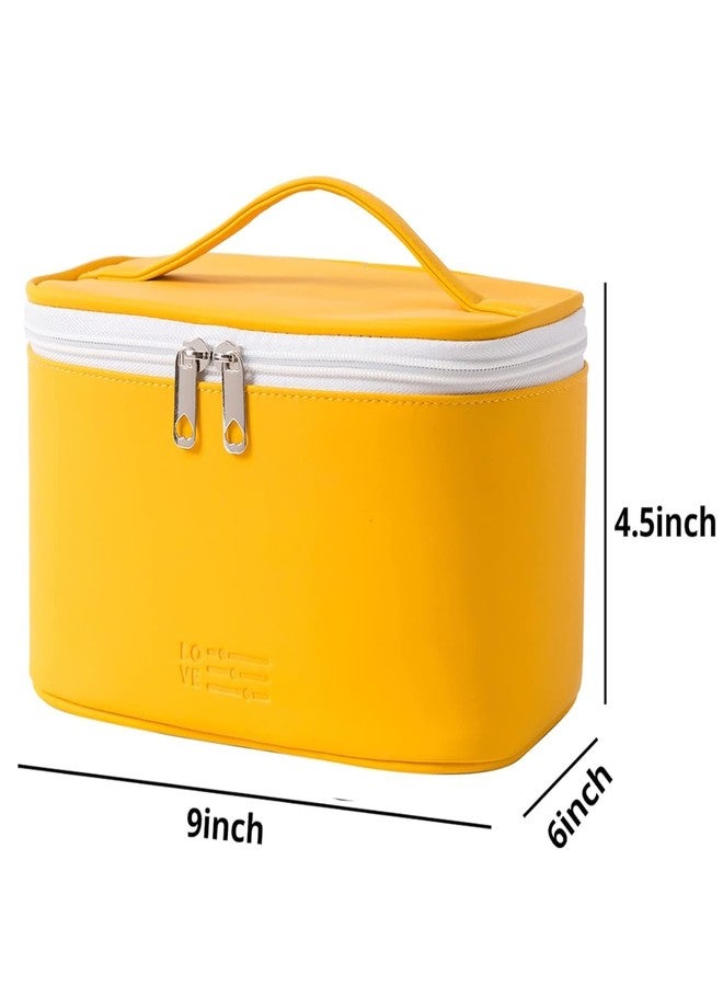 TAGUDA Nylon Cosmetic Toiletry Makeup Vanity Shaving Household Grooming Travel Storage Organizer Bags Pouch Kit Pack For Men Women Girls Travel (Blue | Design 3) - Image 3