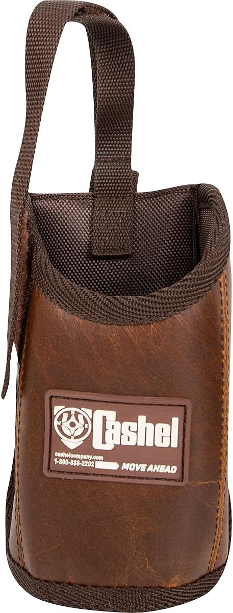 Cashel Company Distressed Leather Water Bottle Holder Distressed NA