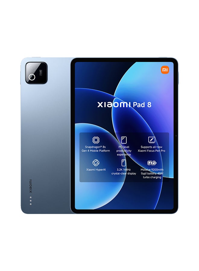 Pad 8 Blue 8GB RAM 256GB WiFi with  Free adaptor + Keyboard - Global Version