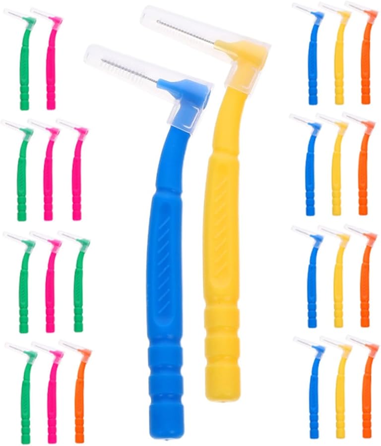 Didiseaon 30 Pack Interdental Brushes Soft Bristles Teeth Cleaning Tools Travel Toothbrush - Image 1