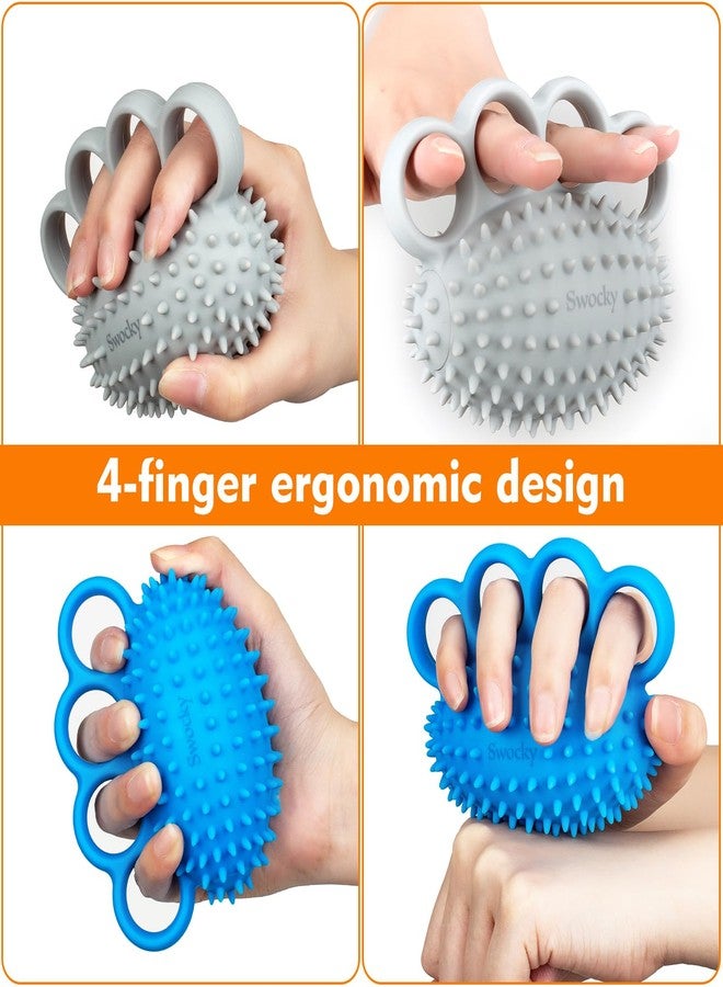 Swocky Swokcy Stress Balls for Adults – Hand Exercise Ball & Squeeze Ball Grip Strength Trainer for Finger Therapy, Stress Relief, and Hand Workout(2 pack) - Image 5