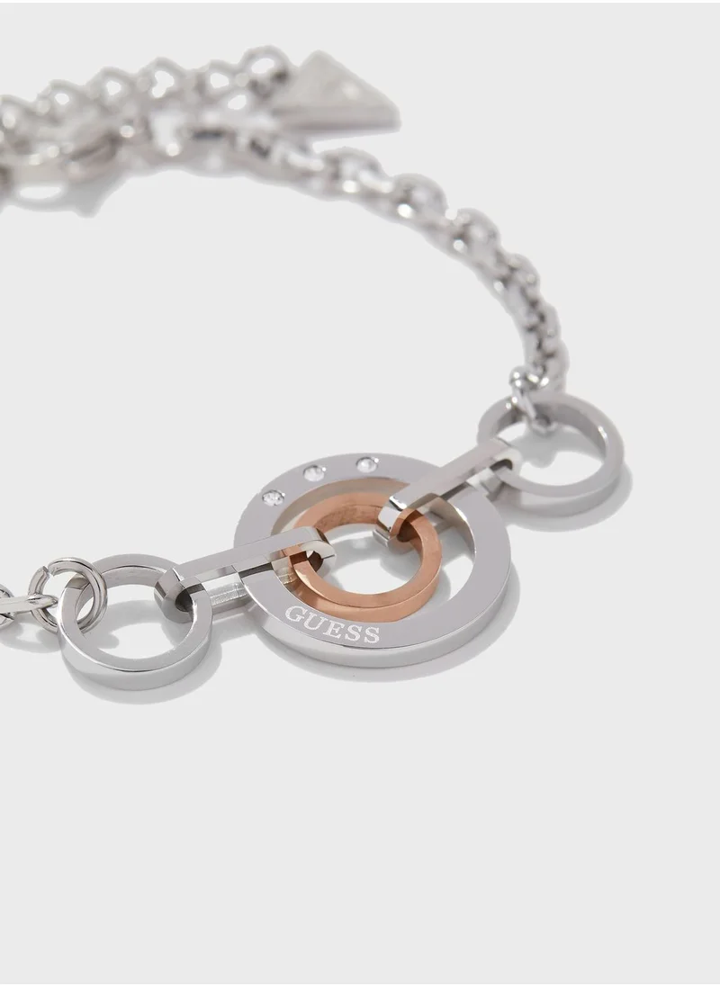 GUESS Chain Circles Bracelet