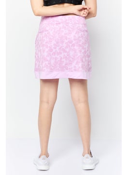 Adidas Women Sportswear Fit Golf Skorts, Lilac  - Image 2