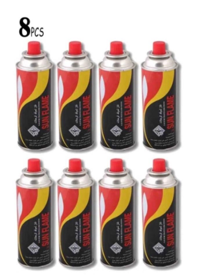 Generic Set of 8 gas cans for picnic stove, 220 grams  - Image 2