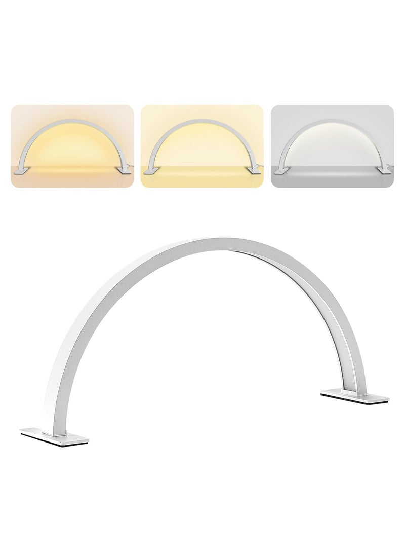 Half Moon Nail Desktop LED Light 58cm White  - Image 3