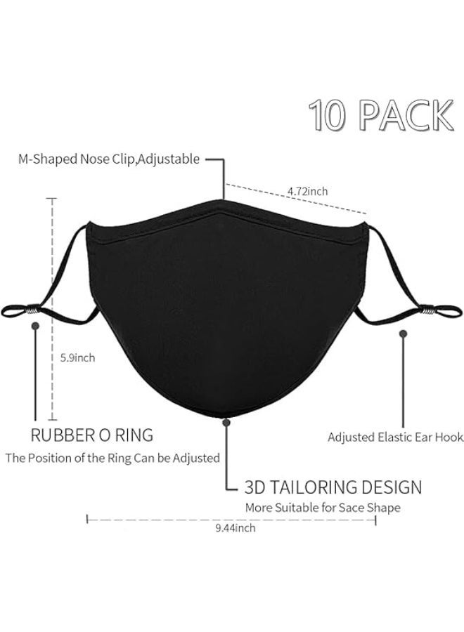 أسود قابلة لإعادة الاستخدام التنفس قماش حماية الوجه، قابل للتعديل غسيل الذكور والنساء غطاء حماية الوجه الموضة - Image 2