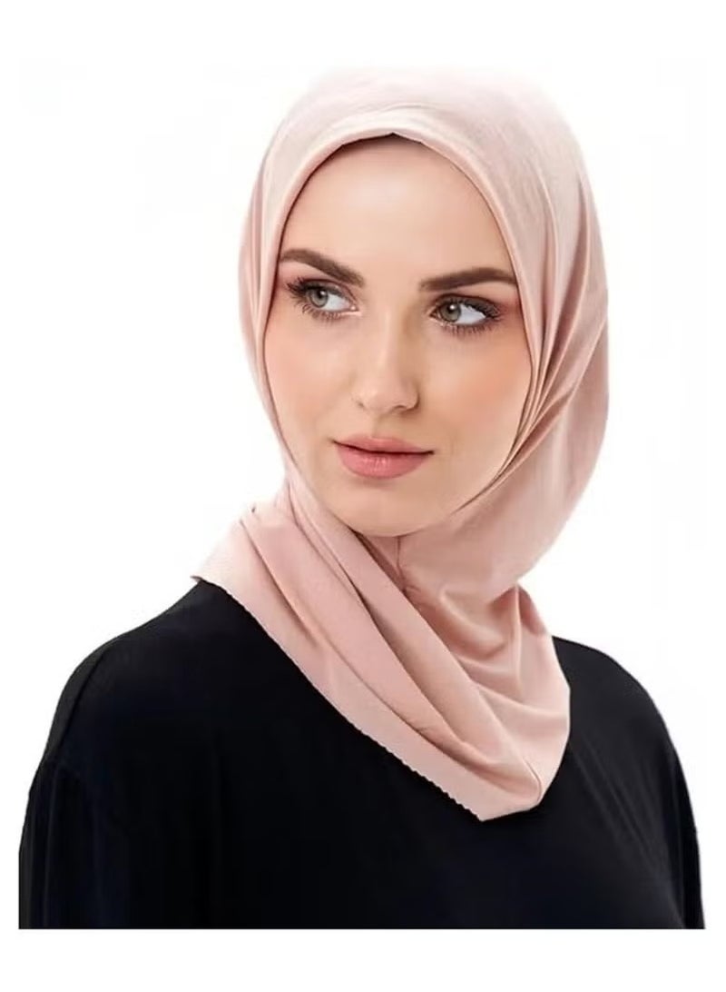 يا إلهي وشاح للرأس 2: وشاح أنيق ومريح للحجاب القابل للتمدد غطاء ممتاز وشاح طويل كلاسيكي مريح للنساء والفتيات (أخضر ووردي) - Image 5