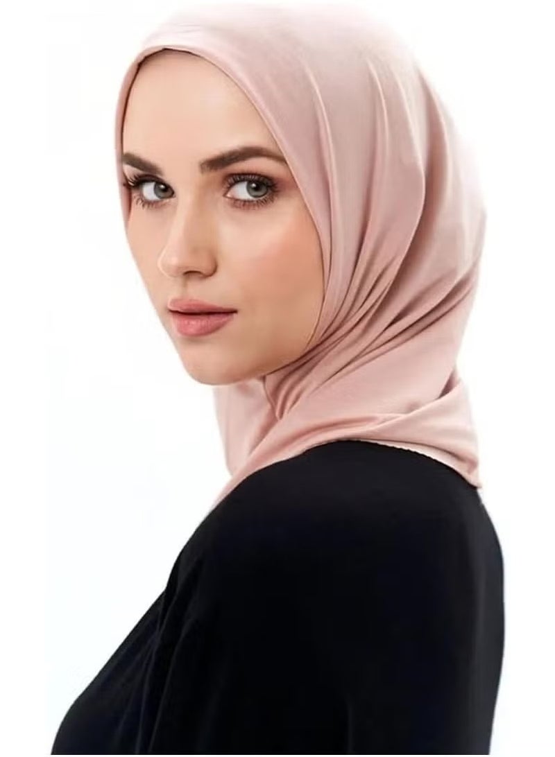 يا إلهي وشاح للرأس 2: وشاح أنيق ومريح للحجاب القابل للتمدد غطاء ممتاز وشاح طويل كلاسيكي مريح للنساء والفتيات (أخضر ووردي) - Image 3