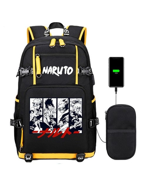 Junior High School Student Backpack  Primary School Student Large Capacity School Bag  Pencil Case Set 30*14*47cm