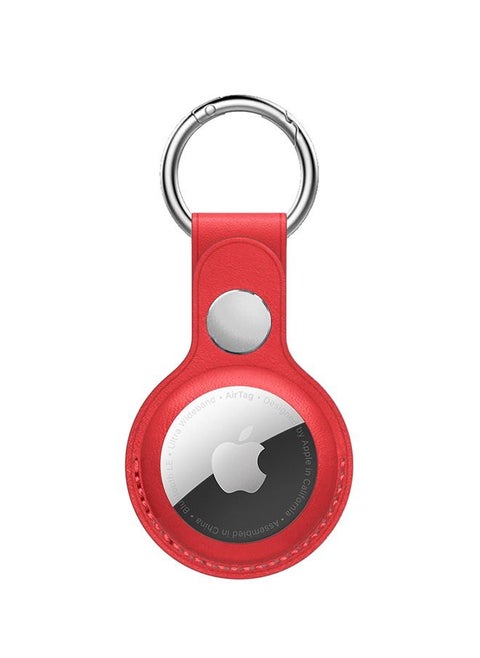 Protective Leather Case Cover with Smart Key Ring  For Apple AirTag