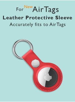 Theodor Protective Leather Case Cover with Smart Key Ring  For Apple AirTag  - Image 2